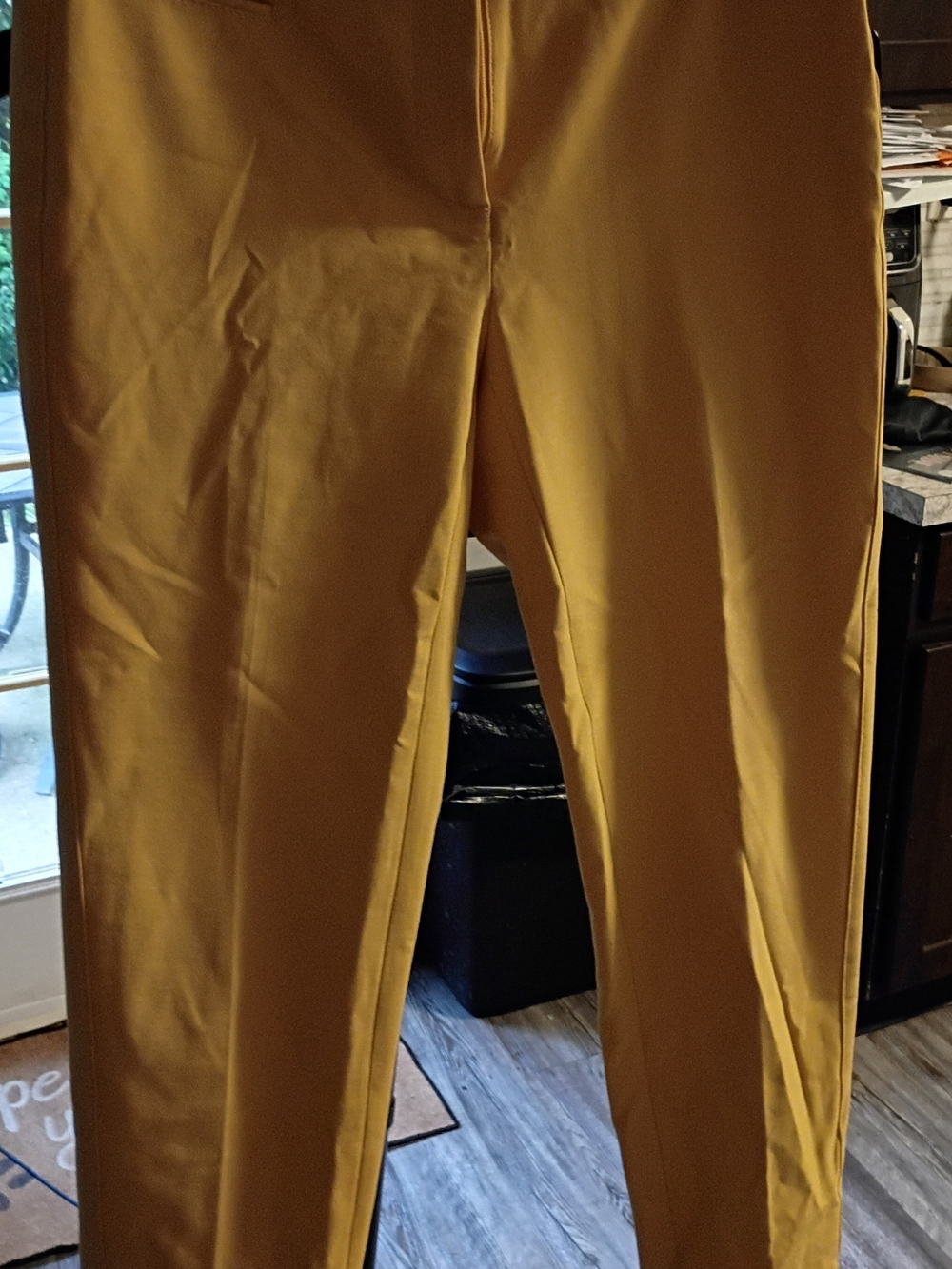 White House Black Market Women Mustard Chinos